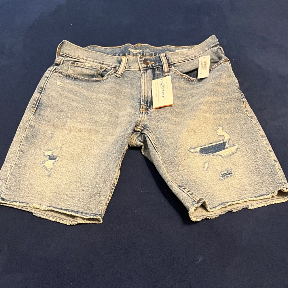 5 different pairs old navy /GAP Faded Blue Distressed Jean Shorts